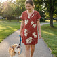 📢📢50% OFF !! ⏰Women's Summer Casual V-Neck T-Shirt Dress