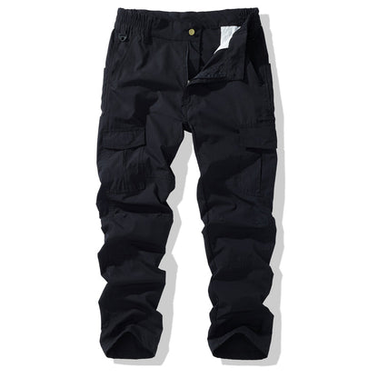 Pantalones Cargo Tácticos para Hombre con Múltiples Bolsillos