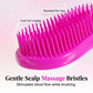 Ergonomic Detangling Hairbrush for Wet and Dry Hair