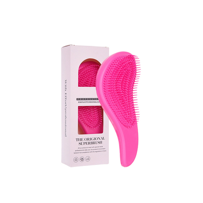Ergonomic Detangling Hairbrush for Wet and Dry Hair