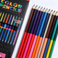 Set de 12 Lápices de Colores Bicolor de Doble Punta – 24 Colores