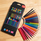 Set de 12 Lápices de Colores Bicolor de Doble Punta – 24 Colores