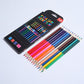 Set de 12 Lápices de Colores Bicolor de Doble Punta – 24 Colores