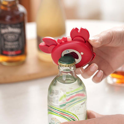 📢📢¡50% DE DESCUENTO!! ⏰ Abrebotellas Multifuncional Magnético con Forma de Cangrejo