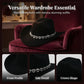 🤠 ¡OFERTA LIMITADA 50% OFF! 💥 Sombrero Vaquero con Corazones de Strass para Mujer – Elegante Fedora Estilo Jazz Francés ✨