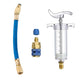 🔧 LIMITED-TIME 50% OFF! 💥 Precision AC Oil Dye Injector – Brass Construction, High Pressure Hose, Clear Barrel ✨