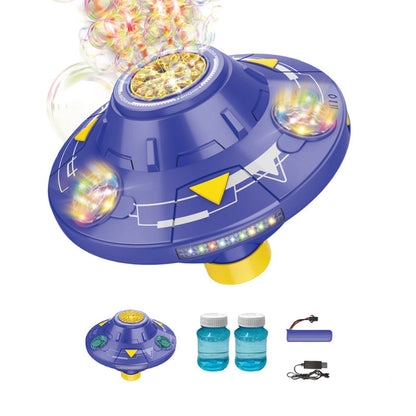📢📢¡¡50% DE DESCUENTO!! ⏰Máquina de Burbujas UFO Giratoria Inteligente – Diversión Mágica al Aire Libre para Niños✨