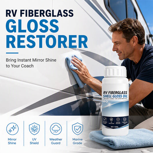 📢 50% OFF! 🚐 RV Fiberglass Restorer – Restore Faded Surfaces & Bring Back A Like-New Shine✨