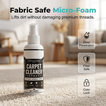 ✨🧽 Deep Cleaning Carpet Cleaner Spray – Lifts Stains & Odors, Fast-Dry, No Rinse! 🏠💨