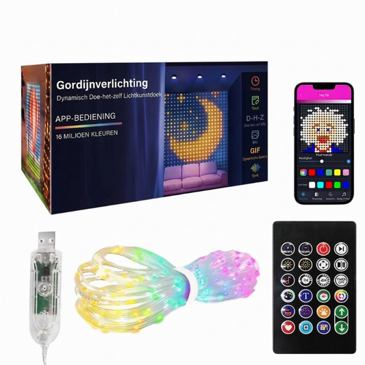 🎄 50% OFF! 💡 Smart LED Curtain Lights – Transform Your Space with App Control, Music Sync & Custom Light Effects ✨