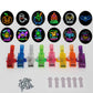 👻🎃 Kids Halloween LED Finger Lights – One-Touch Glow, Elastic Strap, Safe & Fun for Ages 3+! ✨