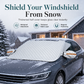 ⏳Time-Limited Special⏰Thickened Magnetic Car Windshield Snow Cover Winter Front Windshield Half Cover for Sedans and SUVs