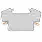 ⏳Time-Limited Special⏰Thickened Magnetic Car Windshield Snow Cover Winter Front Windshield Half Cover for Sedans and SUVs