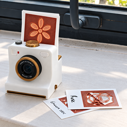 📢📢50% OFF !!⏰Retro Coffee Art Camera – Mechanical Latte Art Stencil Printer