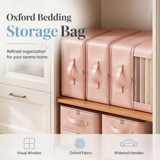 📢📢BUY 1 GET 1 FREE! 📦 Large Capacity Bedding Organizer Bag – Store Bed Sheets, Quilt Covers, Blankets & Clothes ✨